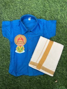 SLUB COTTON with MURAL PRINTED